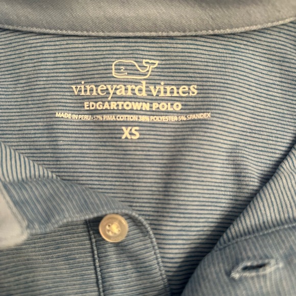 Vineyard Vines Men’s Blue Polo - Picture 3 of 3